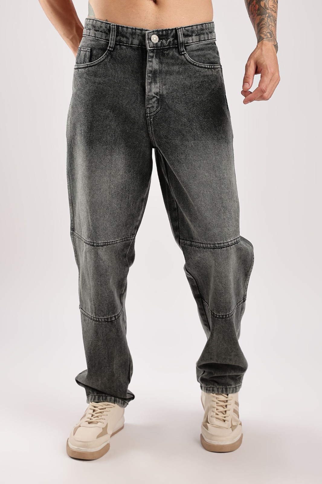 Black Baggy Jeans Pants for Men: Stylish & Comfortable